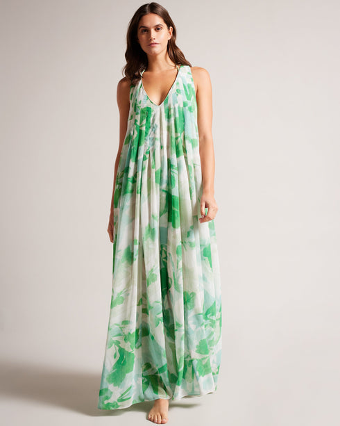 MILASAN-Swimwear-Floaty Maxi Cover up- Ted Baker Romania